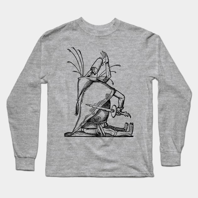 Grotesque #68 The Drolatic Dreams of Pantagruel (1565) Long Sleeve T-Shirt by n23tees